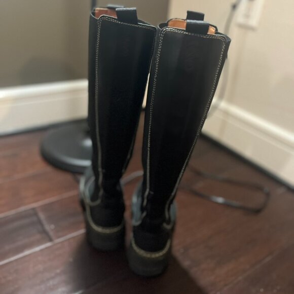 Ganni Women Cleated High Chelsea Boot - Picture 3 of 4